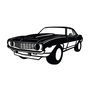 Wallity Chevy Camaro Yenko Escultura de pared